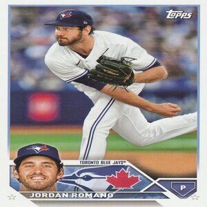 Jordan Romano - 2023 Topps Toronto Blue Jays MLB Series Card - Card Number TOR-8
